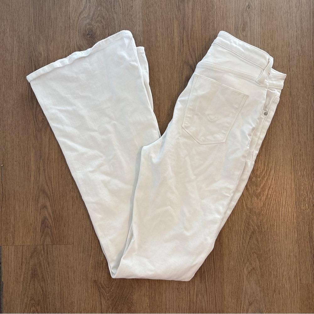 Hudson Flare Jeans in White